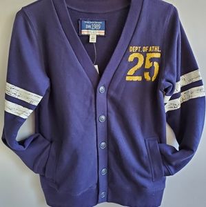 School boy button down jacket